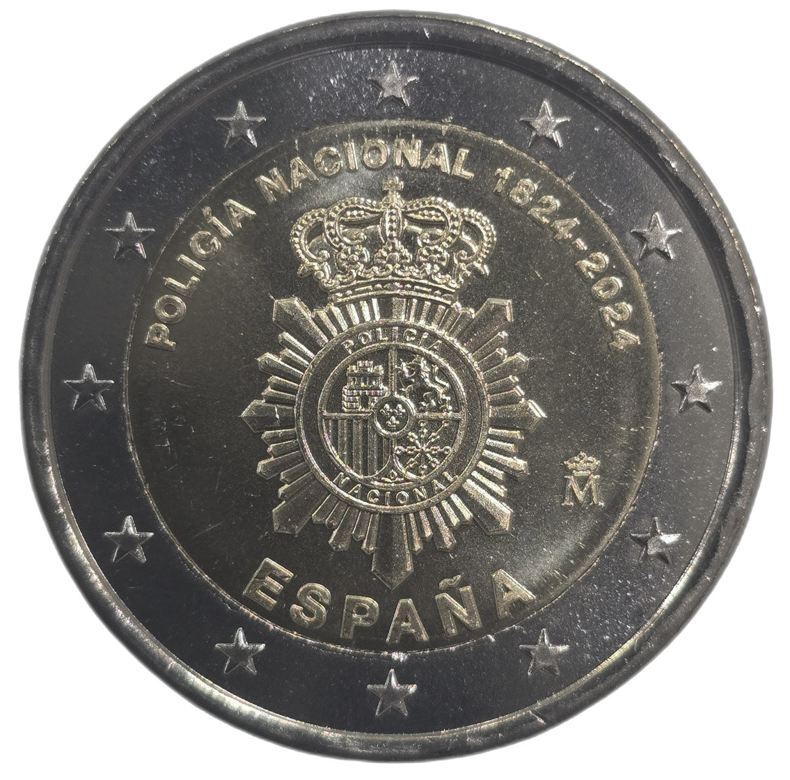 2 euros conmemorativa 200 Aniversario de la Policía Nacional